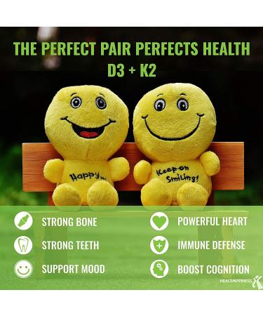 Liposomal Vitamin D3 K2 MK7 Softgels 5000 IU - Immune & Bone Support Supplement with Organic Coconut Oil - Non GMO Gluten Free - 365ct - Buy Online on GoSupps.com