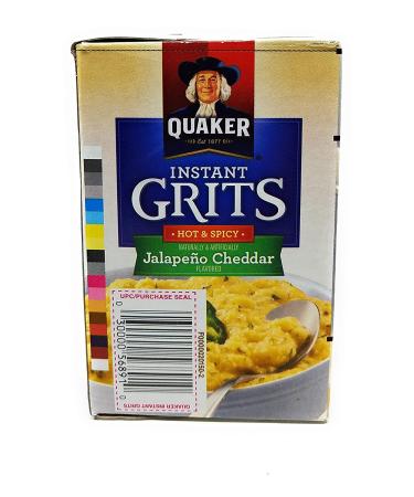 Quaker Instant Grits Jalapeno Cheddar Flavor 12 Servings - Buy Online on GoSupps.com