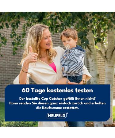 Buy Neufeld 3x Pacifier Chain | Cup Catcher Baby Toy | Free Pocket & eBook | Safe Buggy Accessory in Gray - International Shipping Available - Buy Online on GoSupps.com