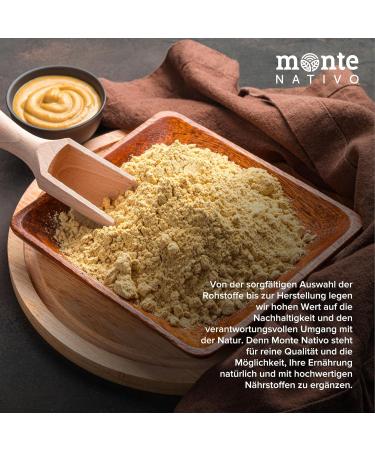 Monte Nativo Mustard Powder 500g - Premium Quality Finely Ground Mustard Flour for Cooking & Sauces - Versatile Spice - Buy Online on GoSupps.com