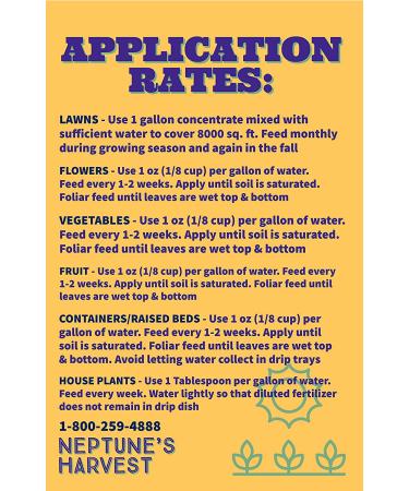 Neptune's Harvest Fish Fertilizer 2-4-1 - 1 Gallon | Organic Plant Food - Buy Online on GoSupps.com