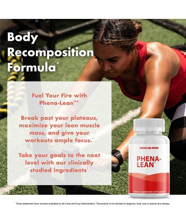Anabolic Warfare Phena-Lean Premier Supplement - Thermogenic Body Composition Support - Energy Boost and Focus - 60 Capsules - Buy Online on GoSupps.com