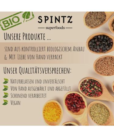  SPINTZ SPINTZ 1000g Organic Rosehip Powder - Ground Rosehip - Organic Rosehip Powder - Vegan - Natural Spice with No Additives - Hand Filled and Packaged without - Buy Online on GoSupps.com