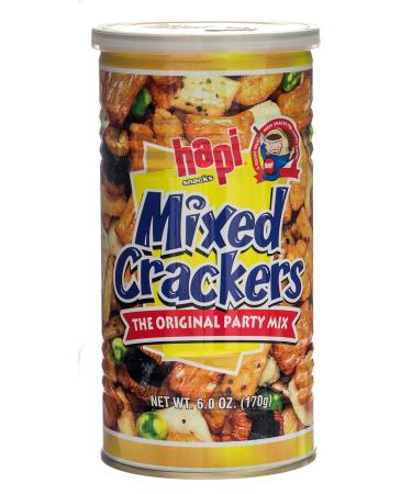 Hapi Mixed Crackers 6-Ounce Tins (Pack of 4)