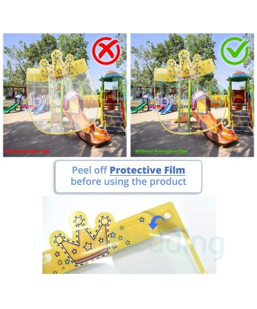 Intimates General Use Protective Face Shield Multi Family Pack Face Visor Shields (5x Shields Family Design 4) - Buy Online on GoSupps.com