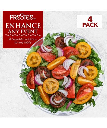 Clear Plastic Serving Bowls 150 Oz. 4 Pack - Round Disposable Bowls | Punch Bowl, Party, Chip & Candy Bowls | Large Salad Bowl Dish - Ideal for Salads, Parties, and Food Serving - Buy Online on GoSupps.com