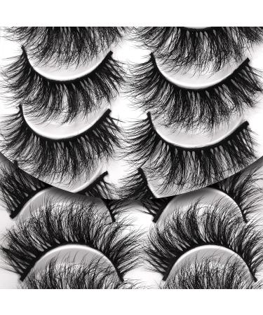 Premium Strip Eyelashes Pack 3D Wispy False Lashes Full Fluffy Natural Thin Band Fake Eye Lashes 10 Pairs Bulk by Goddvenus false eyelashes - Buy Online on GoSupps.com