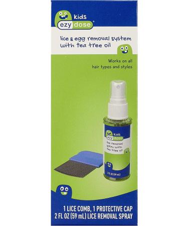 Ezy Dose Kids Lice and Eggs Comb Removal Kit | Gentle Hair Care with Tea Tree Oil | For Babies, Toddlers, and Adults - Buy Online on GoSupps.com