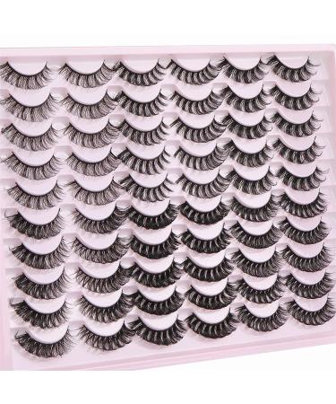 Ruairie D Curl Russian False Eyelashes Wholesale - 30 Pairs, 6 Styles | Natural Fluffy Fake Lashes for Volume and Curly Look - Buy Online on GoSupps.com