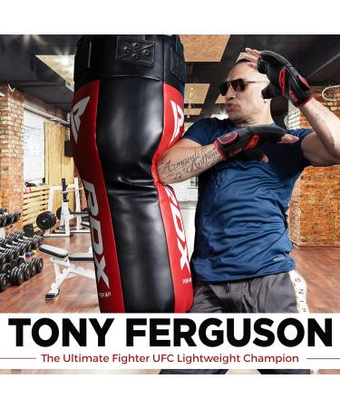 RDX Professional MMA Gloves - Black Leather Training & Sparring Gear for Kickboxing Muay Thai & Martial Arts | XL Size - Buy Online on GoSupps.com