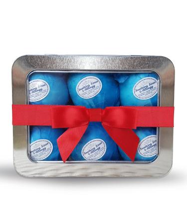 Rejuvelle Bath Bomb Gift Set -6 All Natural Soothing Sinus  Allergy  And Congestion Relief Fizzies. Eucalyptus  Peppermint Essential Oils to Help You Breathe Easy! Enjoy a Moisturizing Fizzy Fun Bath.