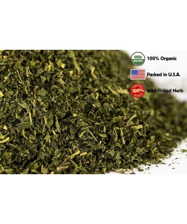 Organic Nettle Tea - 8oz | Wild Harvested | USDA Certified | Loose Leaf Urtica Dioica Tea - Buy Online on GoSupps.com