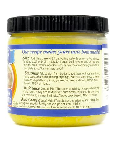 L.B. Jamison Chicken Soup Base 1lb - Authentic Flavor, Easy to Use - Buy Online on GoSupps.com