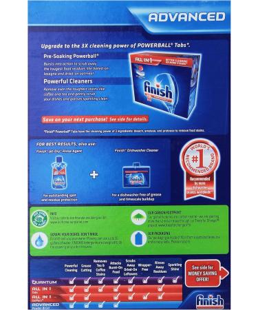 Finish Powder Automatic Dishwasher Detergent Orange Fresh Scent 75 Ounces (Pack of 6) - Buy Online on GoSupps.com