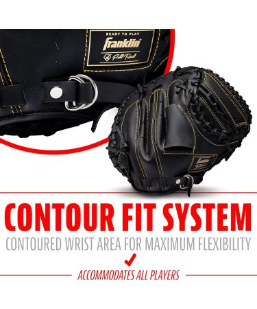 Franklin Sports Youth Baseball Catchers Mitt - Field Master Right Hand Glove for Kids - 31.5 Half-Moon Web Softball Catcher Mitt - Buy Online on GoSupps.com