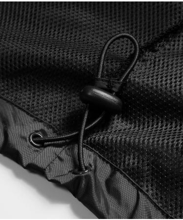 GEEK LIGHTING Men's Waterproof Hooded Rain Jacket - Star-black 3XL - Buy Online on GoSupps.com