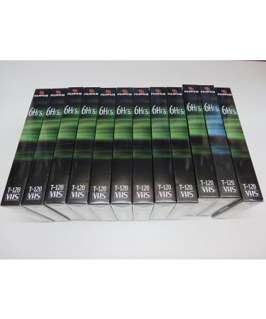 Fuji HQ T-120 Recordable VHS Cassette Tapes ( 12 pack ) (Discontinued by Manufacturer) - Buy Online on GoSupps.com