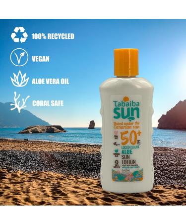  Tabaibaloe Tabaiba Sun Aloe Vera Sun Lotion 100 ml 2 units (2 x 100 ml SPF 50) - Buy Online on GoSupps.com