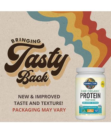 Garden of Life Organic Vegan Protein Powder Bundle - Vanilla 1.5 LB & Unflavored 1.2 LB - 22g Plant Based Protein - Buy Online on GoSupps.com