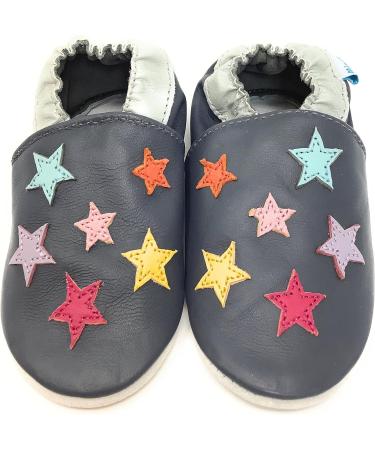 MiniFeet Premium Soft Leather Baby Shoes - Buy 4 Pairs, Get 1 Free! | Toddler Shoes 0-6 Months to 4-5 Years - Little Stars - Buy Online on GoSupps.com