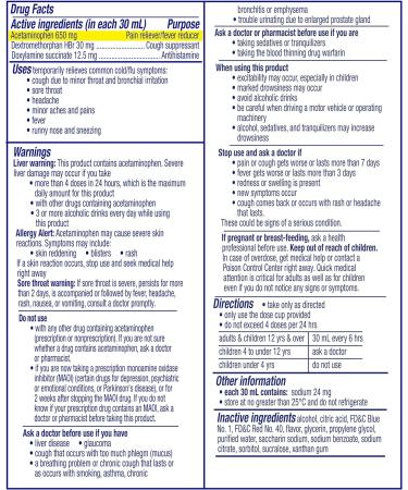 Vicks NyQuil Cough Nighttime Relief Cherry Flavor - 8 Fl Oz | Soothes Sore Throat, Runny Nose, and Cough - Buy Online on GoSupps.com