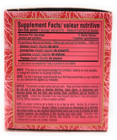 Herbal Tea Triple leaf_SuperSlim Tea 20 bags - Buy Online on GoSupps.com