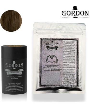 Gordon Fibres capillaires Fibres paississantes (22 g) + recharge de 25 g dans un sachet refermable couverture instantan e pour cheveux clairsem s (ch taignier fonc marron fonc ) - Buy Online on GoSupps.com