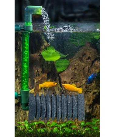 Tetra Brillant Air-Powered Aquarium Internal Filter | Foam Cartridge for 15-100L Tanks | Ideal for Shrimp & Crayfish - Buy Online on GoSupps.com