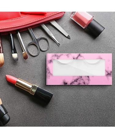 60-Piece Marble Empty Eyelashes Packaging Box and Tray Set | Soft Paper Eyelash Holder Case with 30 Lash Tray | Empty Eyelash Container for Lash Storage - Buy Online on GoSupps.com