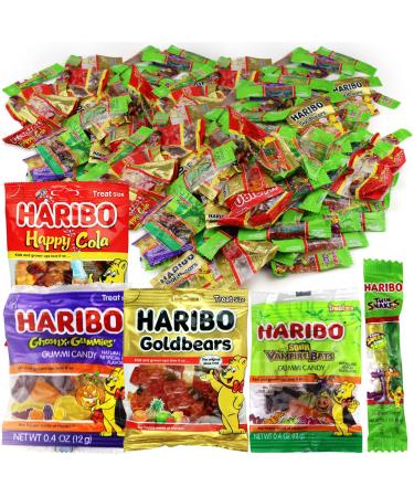 Haribo Mixed Gummies Pack  88 Ct of Halloween Candy  Premium Candy Variety Pack with Delicious Flavors  Multi-Shaped Bulk Candy for Trick-or-Treat  Fruity, Eye-Catching, and Tasteful Halloween Edition