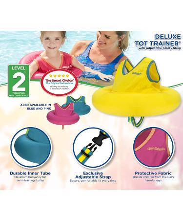 SwimSchool TOT Swim Training Vest for Toddlers - Deluxe Swim Trainer (Yellow) - Buy Online on GoSupps.com