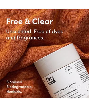 Dirty Labs Scent-Free Bio Enzyme Laundry Booster | 48 Loads (1 lb) | Nontoxic & Biodegradable | Stain & Odor Removal Boosters - Buy Online on GoSupps.com