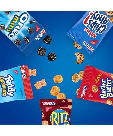 Halloween Mini Cookies & Crackers Variety Pack - OREO, CHIPS AHOY, Nutter Butter, RITZ Bits & Teddy Grahams - 15 Ct Big Bags - Buy Online on GoSupps.com
