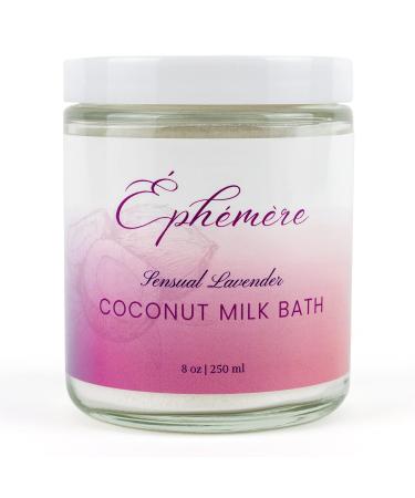 ph m re - Coconut Milk Bath Soak with Lavender Scent (8 Oz) - Moisturizes and Softens Skin - Relax with Natural Ingredients & Light Scent