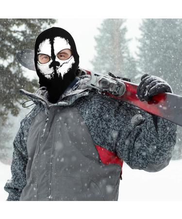 Trixes Ghost Balaclava - Black Full Face Mask for Men | Ski Masks for Costumes Cosplay Airsoft & More - Buy Online on GoSupps.com