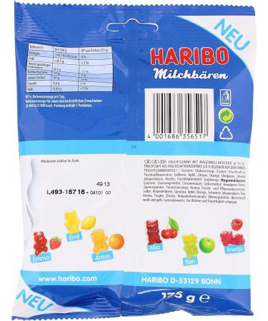  HARIBO Haribo Dairy Bears (175 g) - Buy Online on GoSupps.com