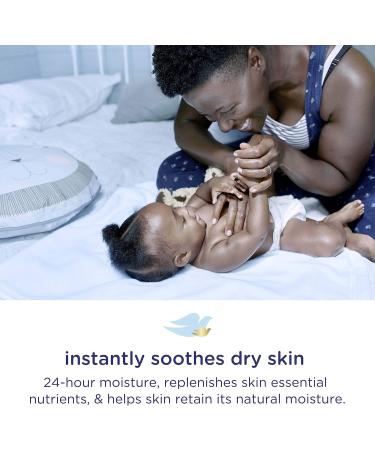 Baby Dove Sensitive Skin Care Body Lotion - 20 fl oz - 24-Hour Moisturizer - Gentle Formula for Delicate Baby Skin - Buy Online on GoSupps.com
