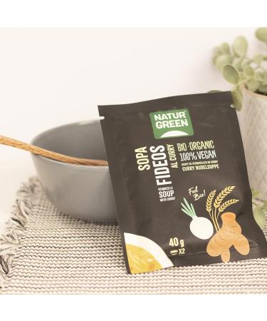 Soup Noodles Al Curry naturgreen 40G 40 g Pack of 1 - Buy Online on GoSupps.com