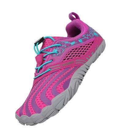 SAGUARO Boys Girls Barefoot Shoes Breathable Bathing Shoes for Children Size 24-36 27 EU Pink