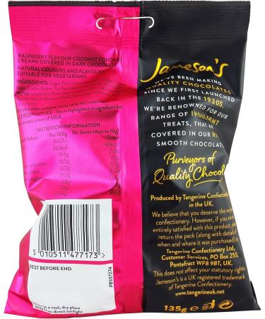 Jameson's Raspberry Ruffles - 135g (4 bags) - Buy Online on GoSupps.com