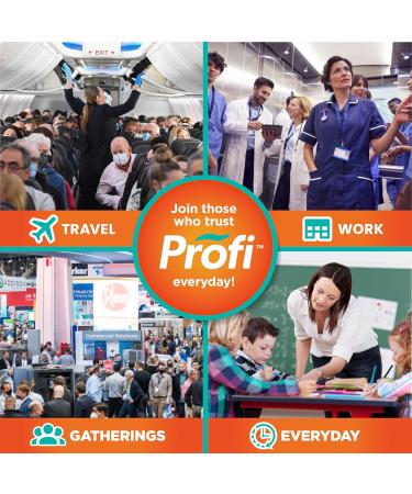 Profi Everyday Nasal Spray - Helps Defend Against Airborne Germs and Allergies, Lasts Up to 8 Hours, Advanced Nasal Spray for Air Travel, Work, Conferences & Indoor Gatherings - 90 Sprays, 0.36 FL OZ Pack of 1 - Buy Online on GoSupps.com