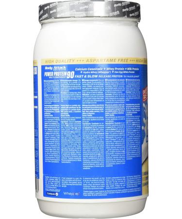 Buy Body Attack Power Protein 90 Vanilla 1kg - Multi-Component Protein Powder with BCAA Vitamins & L-Carnitine - Extra Creamy Protein Shake Made in Germany - International Shipping Available - Buy Online on GoSupps.com