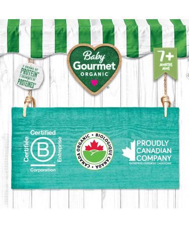 Baby Gourmet Organic Fruit & Veggie PLUS Puree Baby Food Pouches Tropical Green Smoothie - No Added Sugar Or Salt Non GMO No Fillers Gluten Free Peanut Free - (128ml) 12 Pouches - Buy Online on GoSupps.com