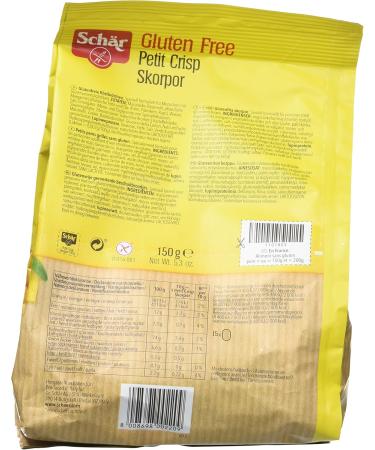 Sharp Petit Crisp Gluten Free Swedish Toasted Buns 150 g - Pack of 3 - Buy Online on GoSupps.com