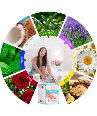 Sole Soothe Foot Pads - 2-in-1 All Natural Premium Foot Patches for Energy, Sleep, Stress Relief - 28 Count Box with Ginger, Mint, Rose, Green Tea, Lavender, Coconut Varieties - Buy Online on GoSupps.com