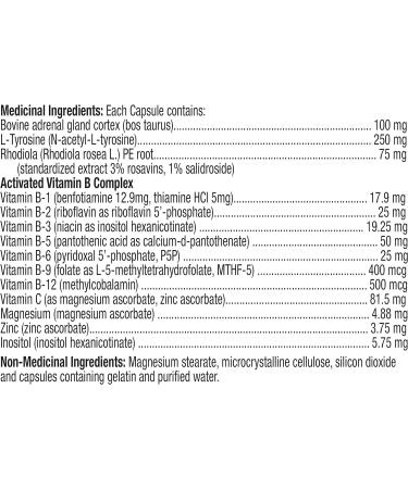 Prairie Naturals Adrenal-Force - Bovine Adrenal Cortex Gland Capsule - 60 Count - Buy Online on GoSupps.com