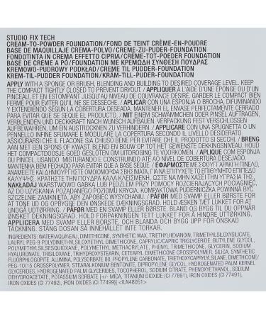 MAC Studio Fix Tech Cream-to-Powder Foundation NW25 - 0.35oz | Long-lasting Matte Finish - Buy Online on GoSupps.com