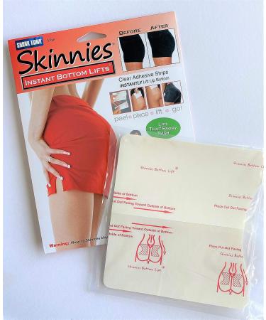 Skinnies Bottom Lifts - 5 Pairs | Instant Lifts for Round Firm Look | Made in USA - Buy Online on GoSupps.com