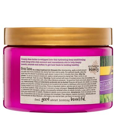 Maui Moisture Shea Butter Hair Mask & Leave-In Conditioner - 12 oz | Vegan, Silicone, Paraben & Sulfate-Free - Buy Online on GoSupps.com
