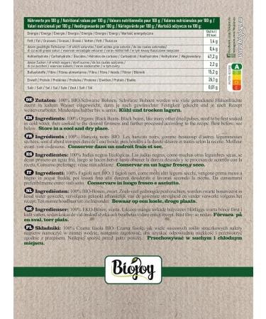 Buy Biojoy ORGANIC Black Beans 2.5 kg | Dried & Whole | No Additives | International Shipping - Buy Online on GoSupps.com